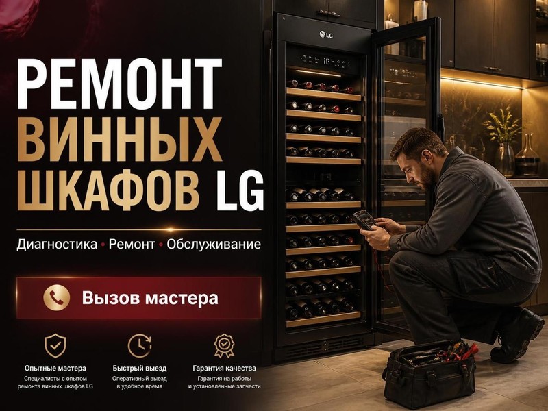 Ремонт винных шкафов LG