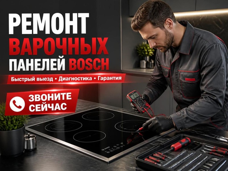 Ремонт варочных панелей Bosch — Виктор, фото