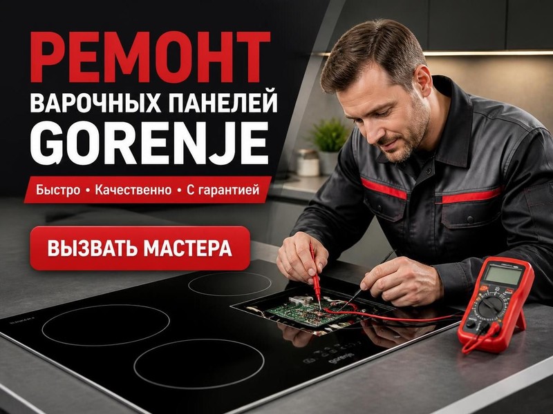 Ремонт варочных панелей Gorenje