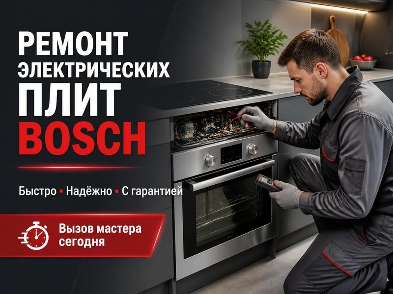 Ремонт электрических плит Bosch — Виктор, фото