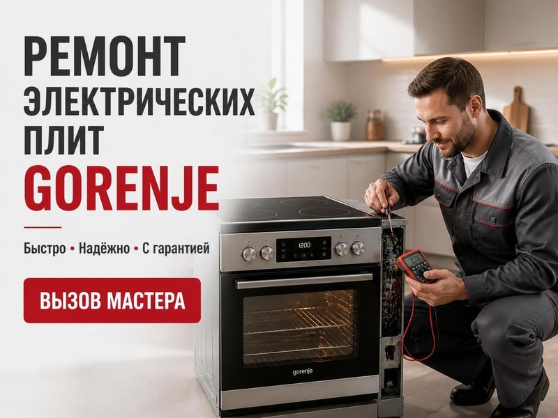 Ремонт электрических плит Gorenje
