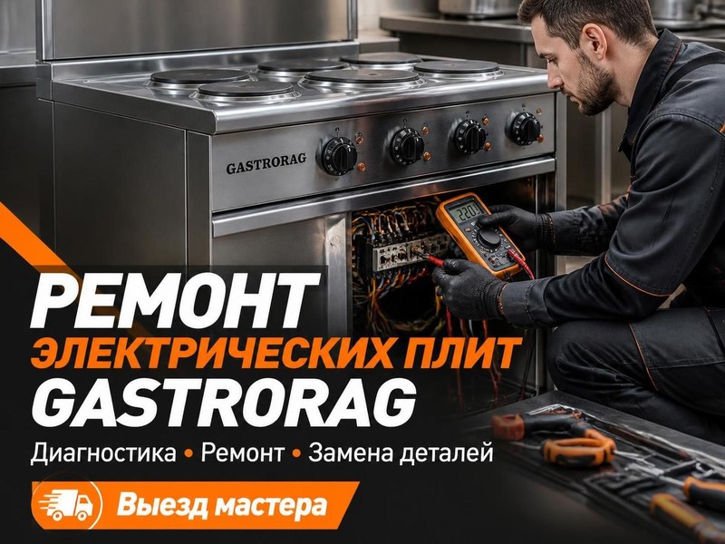 Ремонт электрических плит Gastrorag — Никита, фото