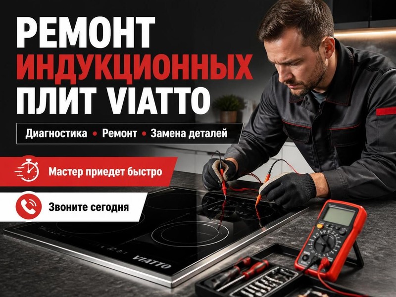 Ремонт индукционных плит Viatto