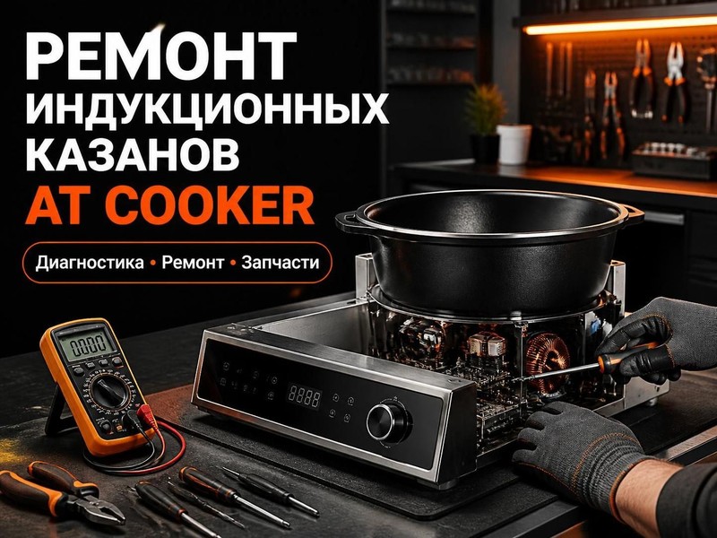 Ремонт индукционных казанов AT Cooker