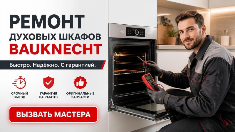 Ремонт духовых шкафов Bauknecht