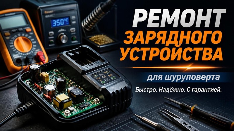 Ремонт зарядного устройства для шуруповерта