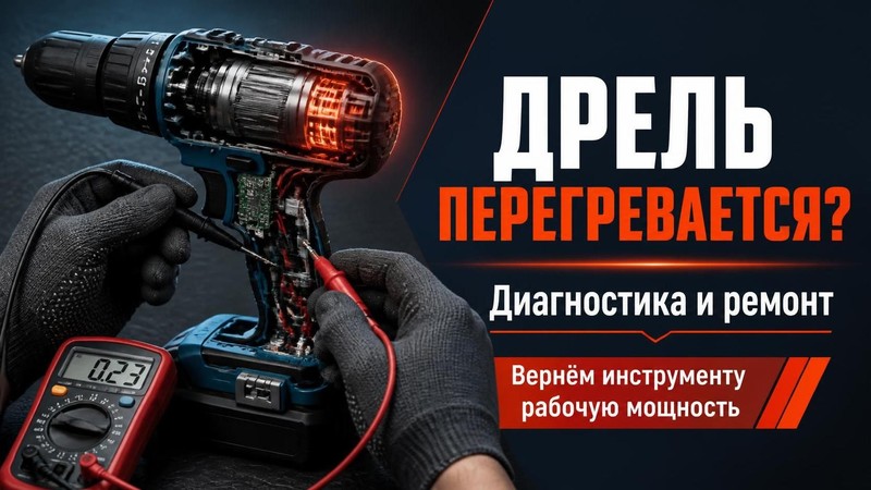 Дрель перегревается: диагностика и ремонт
