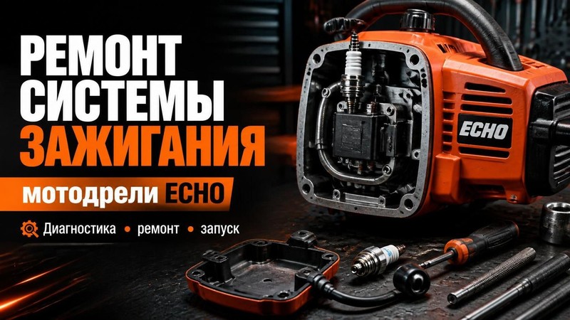 Ремонт системы зажигания мотодреля ECHO