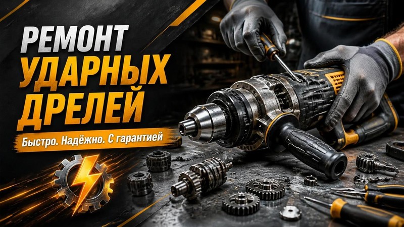 Ремонт ударных дрелей