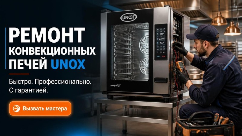 Ремонт конвекционных печей UNOX