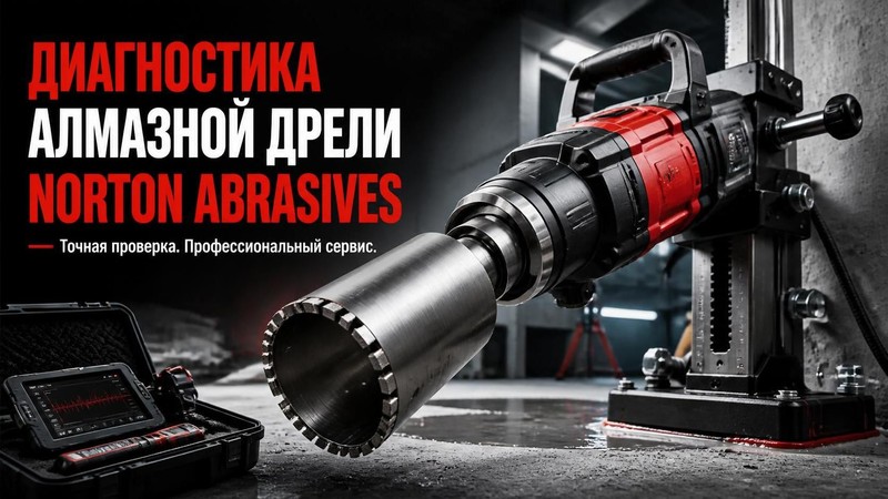 Диагностика алмазной дрели Norton Abrasives