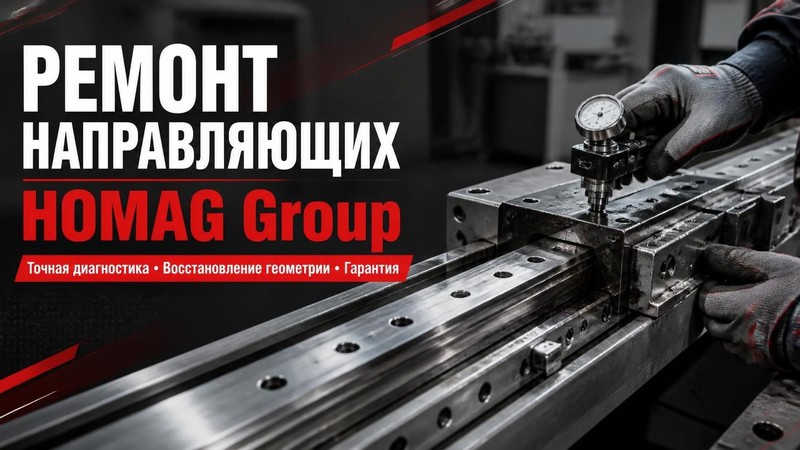 Ремонт направляющих HOMAG Group