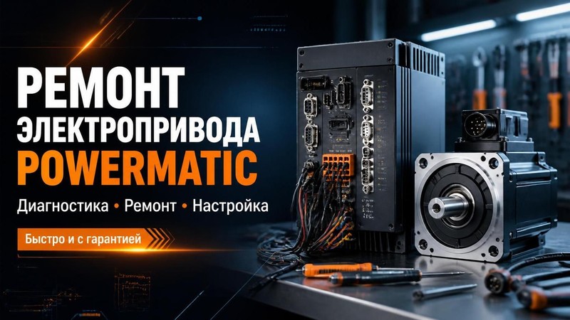 Ремонт электропривода Powermatic