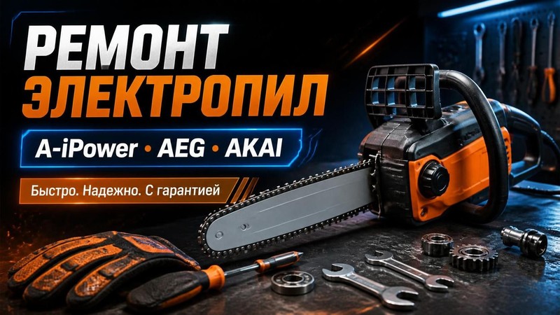 Ремонт электропил A-iPower, Aeg, AKAI
