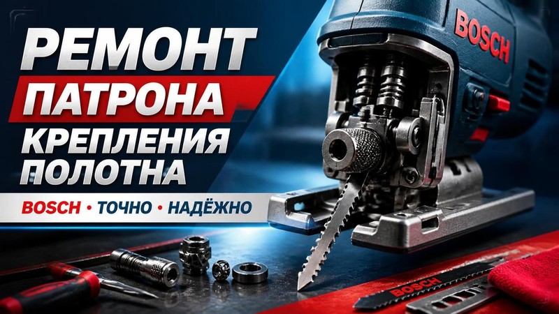 Ремонт патрона крепления полотна Bosch