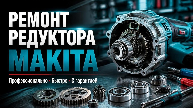 Ремонт редуктора Makita