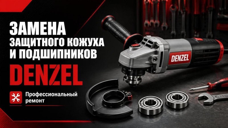Замена защитного кожуха и подшипников Denzel — Дмитрий, фото