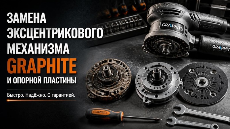 Замена эксцентрикового механизма GRAPHITE и опорной пластины