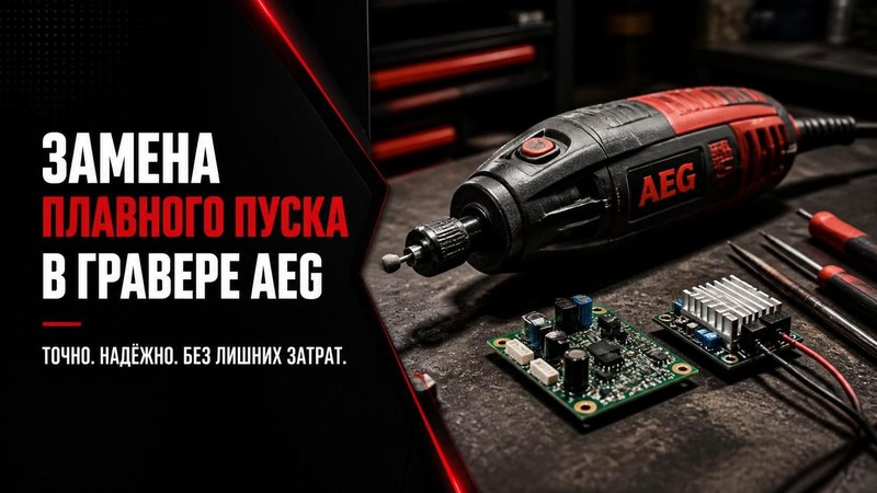 Замена плавного пуска в гравере Aeg
