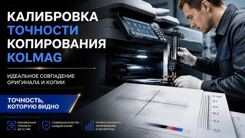 Калибровка точности копирования Kolmag