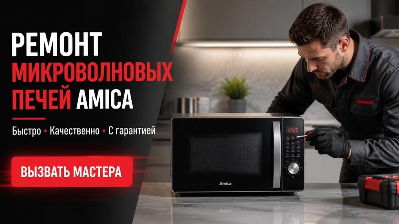Ремонт микроволновых печей Amica