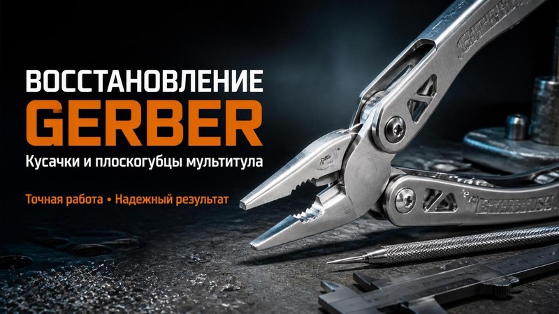 Восстановление кусачек и плоскогубцев мультитула Gerber