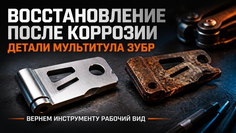Восстановление после коррозии деталей мультитула ЗУБР