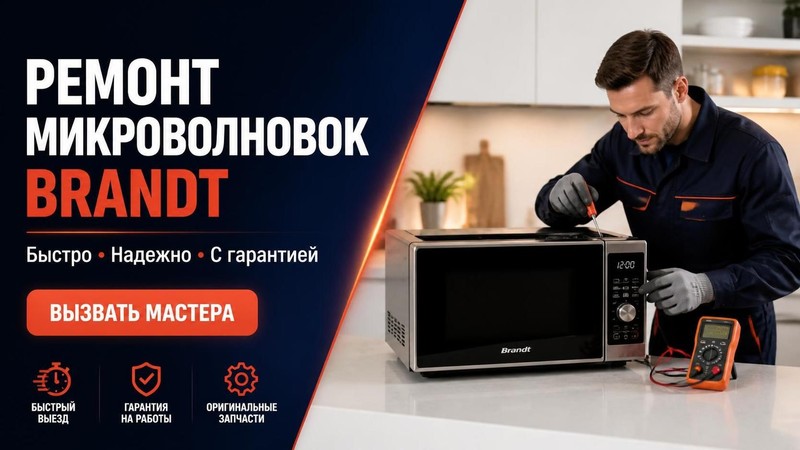 Ремонт микроволновых печей Brandt