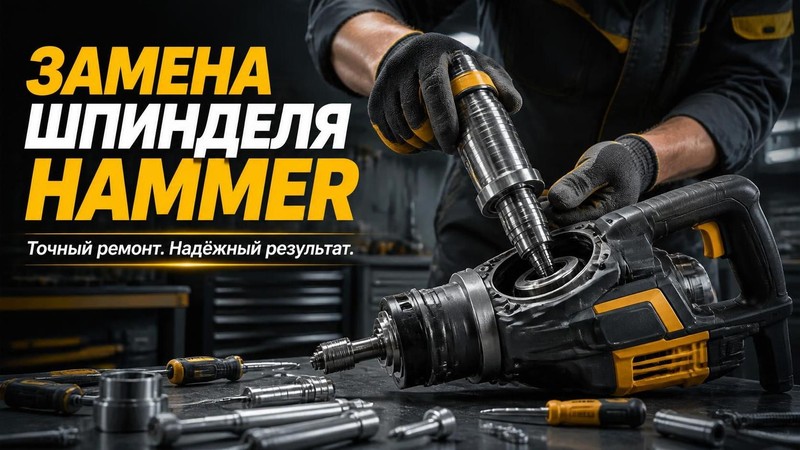 Замена шпинделя Hammer