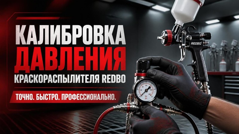 Калибровка давления краскораспылителя REDBO — Дмитрий, фото