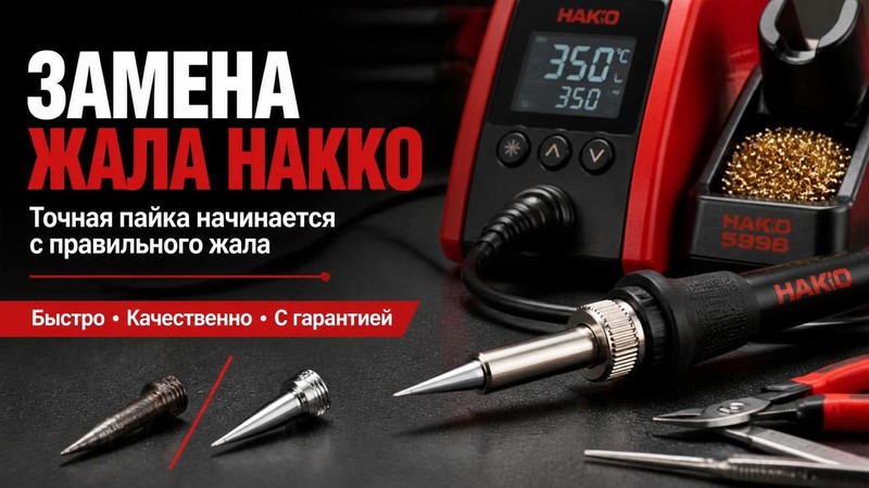 Замена жала Hakko — Андрей, фото
