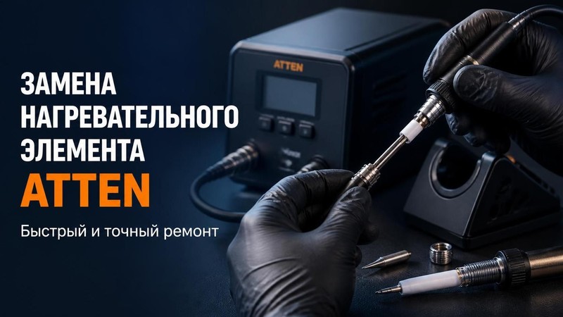 Замена нагревательного элемента ATTEN