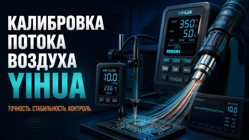 Калибровка потока воздуха YIHUA