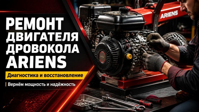 Ремонт двигателя дровокола Ariens: диагностика и восстановление