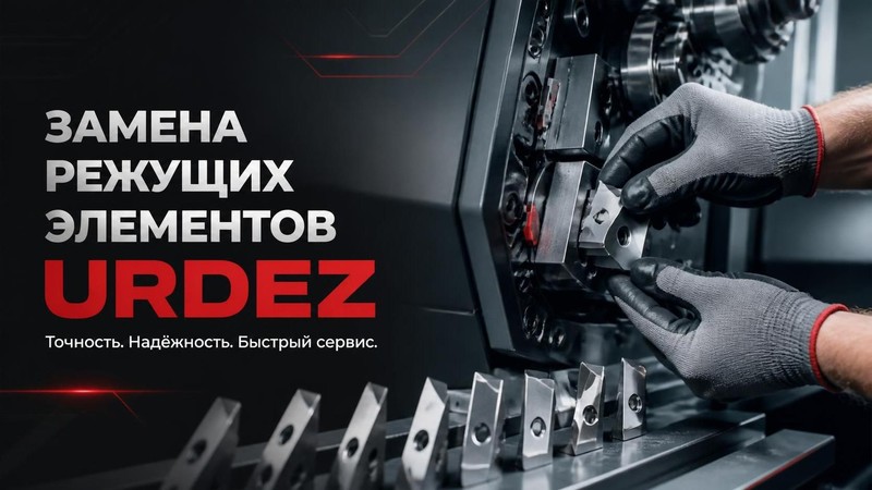 Замена режущих элементов URDEZ