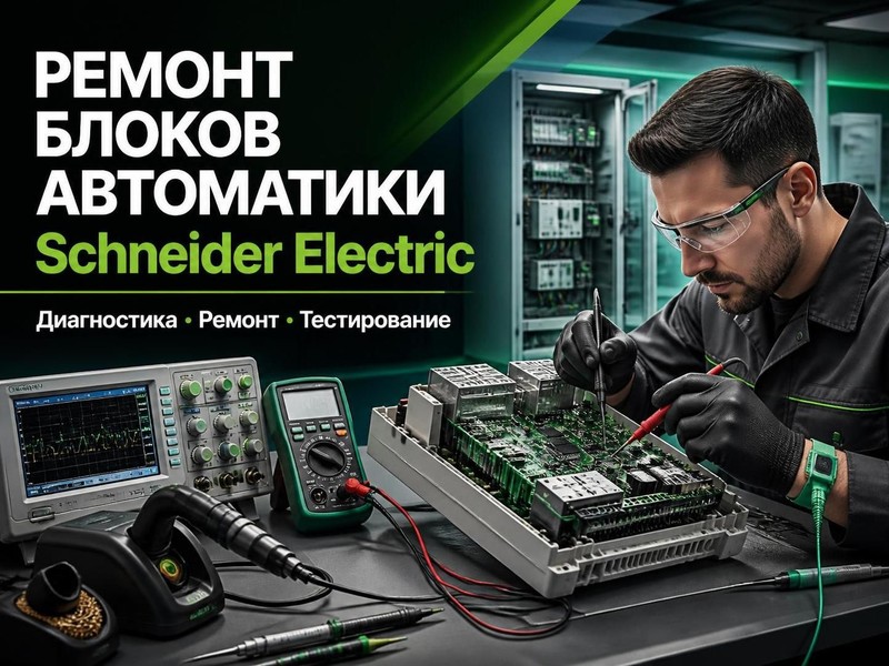 Ремонт электроники блока автоматики Schneider Electric — Алексей, фото