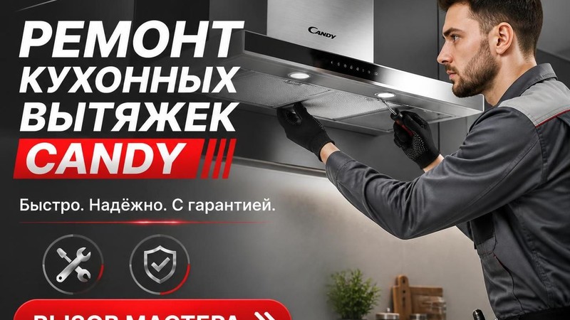 Ремонт кухонных вытяжек Candy