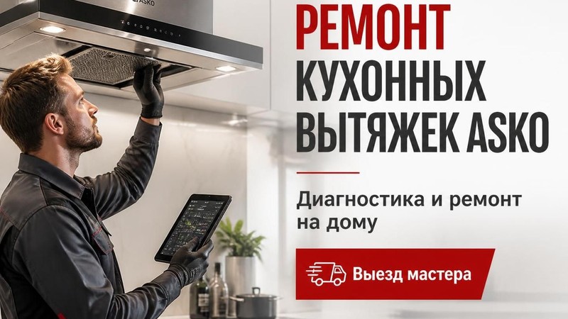 Ремонт кухонных вытяжек Asko