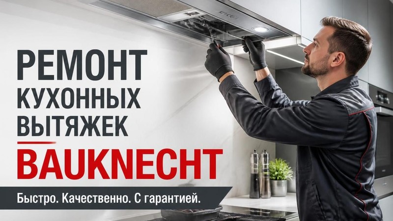 Ремонт кухонных вытяжек Bauknecht