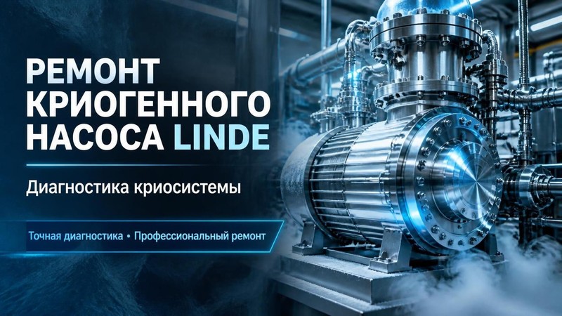 Ремонт криогенного насоса Linde: диагностика криосистемы