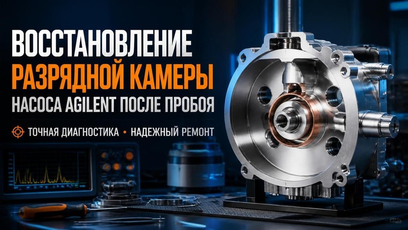 Восстановление разрядной камеры насоса Agilent после пробоя