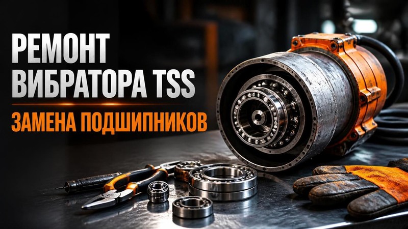 Ремонт вибратора TSS: замена подшипников