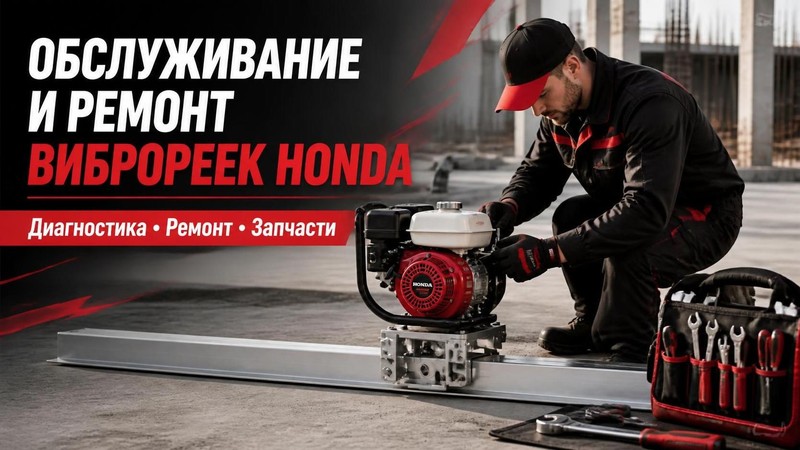 Обслуживание и ремонт виброрейки Honda