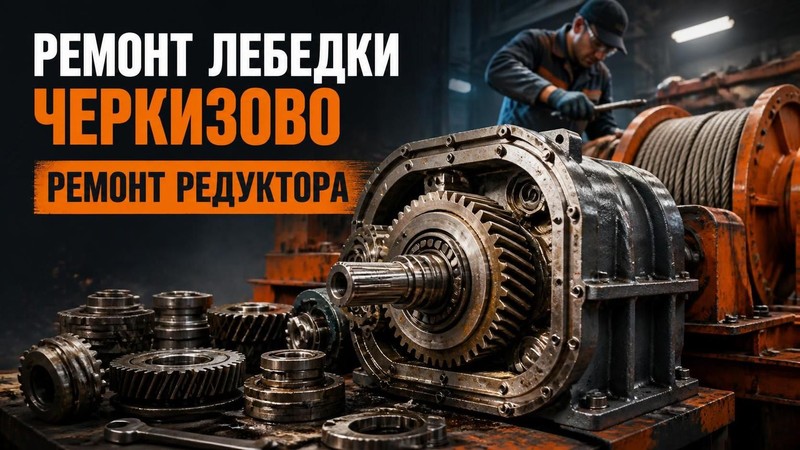Ремонт лебедки Черкизово: ремонт редуктора