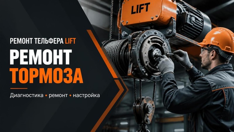 Ремонт тельфера LIFT: ремонт тормоза
