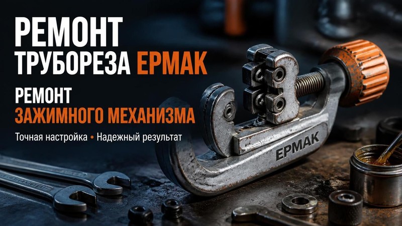 Ремонт трубореза ЕРМАК: ремонт зажимного механизма