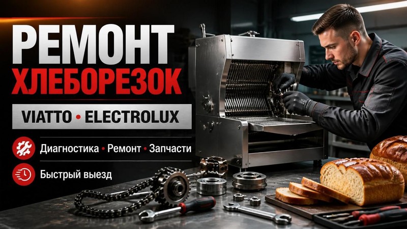ремонт хлеборезок Viatto, Electrolux