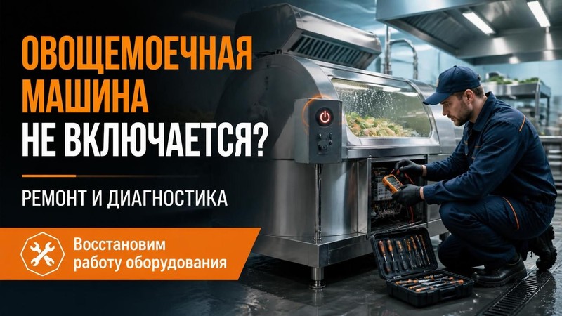 Овощемоечная машина не включается: ремонт