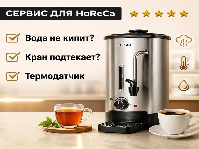 Ремонт ротационных кипятильников Caso — Артур, фото