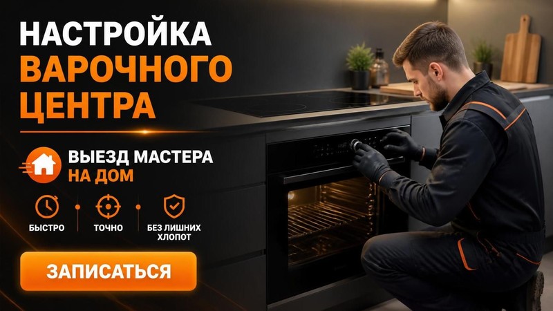 настройка варочного центра с выездом — Андрей, фото